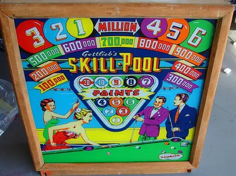Skill-Pool backglass
