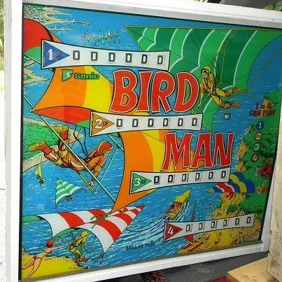 Bird Man backglass