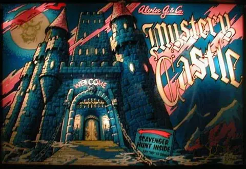 Mystery Castle backglass