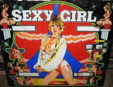 Sexy Girl backglass
