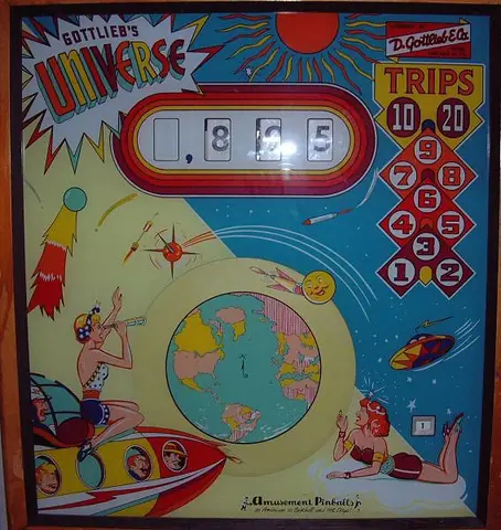 Universe backglass