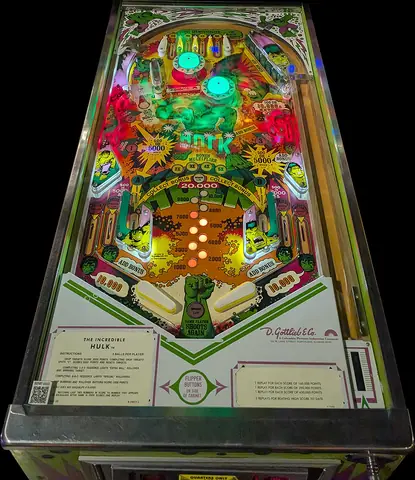 The Incredible Hulk playfield