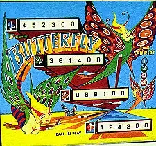 Butterfly backglass