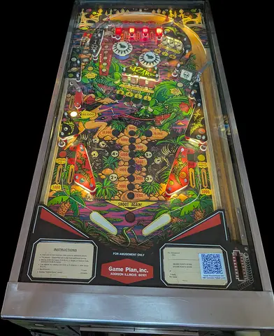 Pinball Lizard playfield