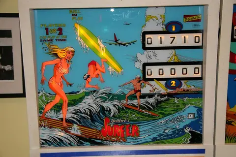 Surfer backglass