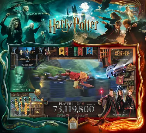 Harry Potter backglass