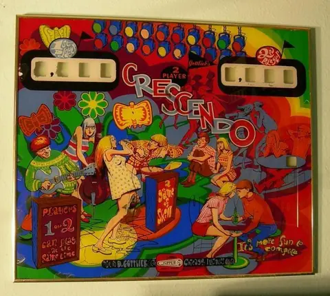 Groovy / Crescendo backglass
