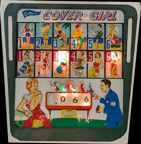 Cover Girl backglass