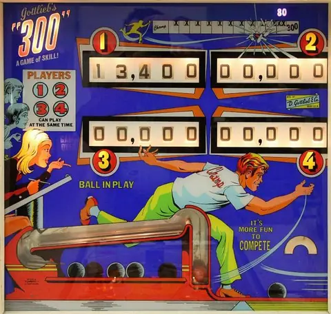 "300" / Top Score backglass