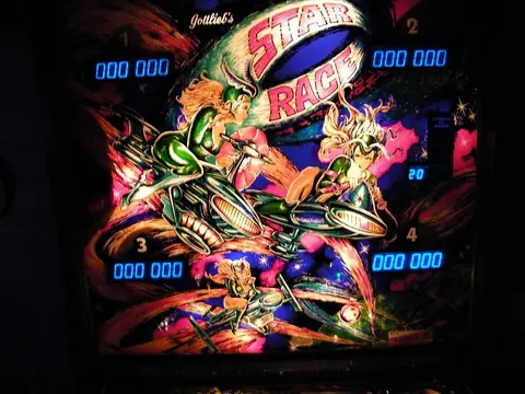 Star Race backglass