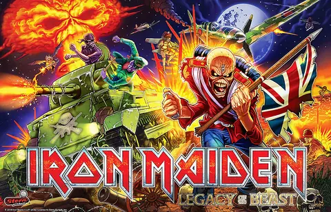 Iron Maiden: Legacy of the Beast (LE) backglass