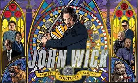 John Wick backglass