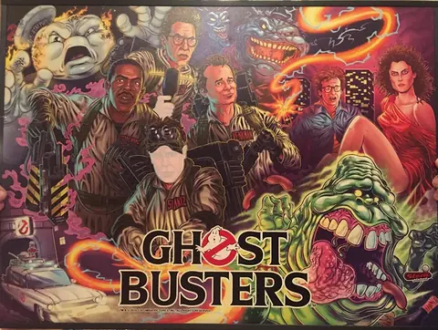 Ghostbusters backglass