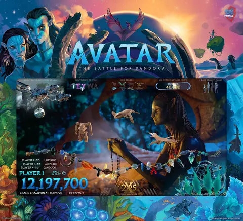 Avatar: The Battle for Pandora (LE) backglass
