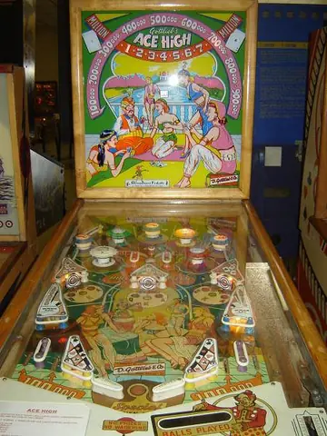 Ace High backglass