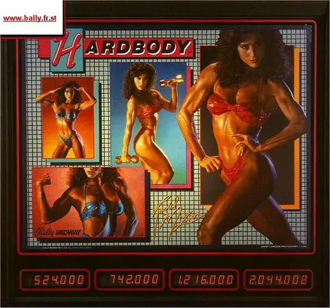 Hardbody backglass