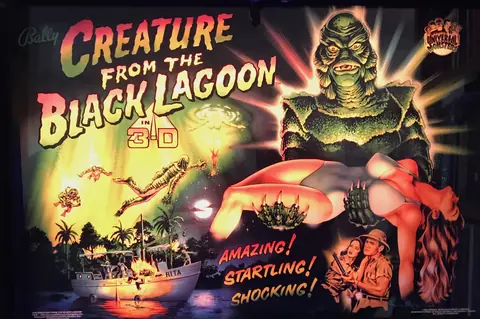 Creature from the Black Lagoon backglass