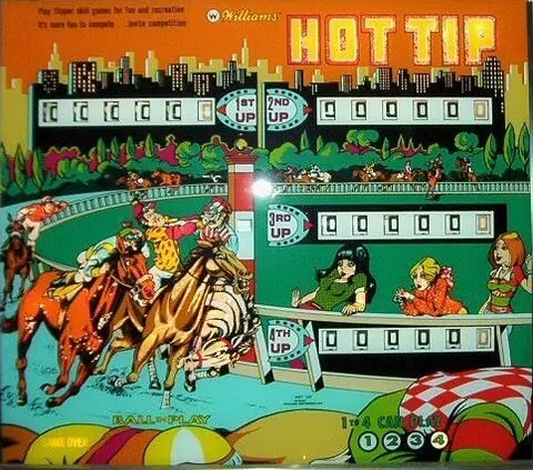 Hot Tip backglass
