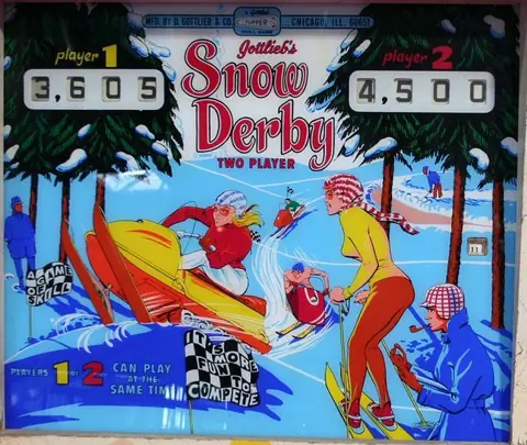 Snow Queen / Snow Derby backglass