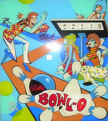 Bowl-O backglass