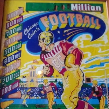 Football backglass