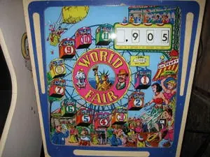 World Fair backglass